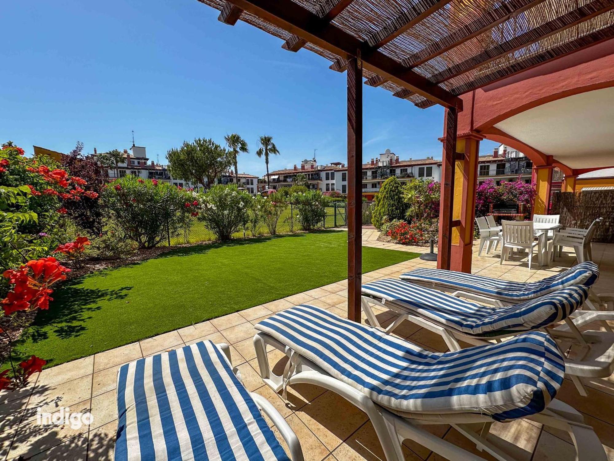 Modern Garden Apartment Ayamonte Eksteriør bilde